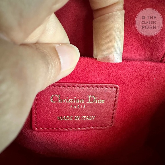 BNWT DIOR TRAVEL VANITY LAMBSKIN SMALL  LEATHER CROSSBODY BAG - Picture 2 of 12